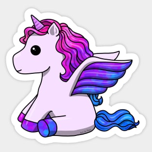 Bi Unicorn Sticker